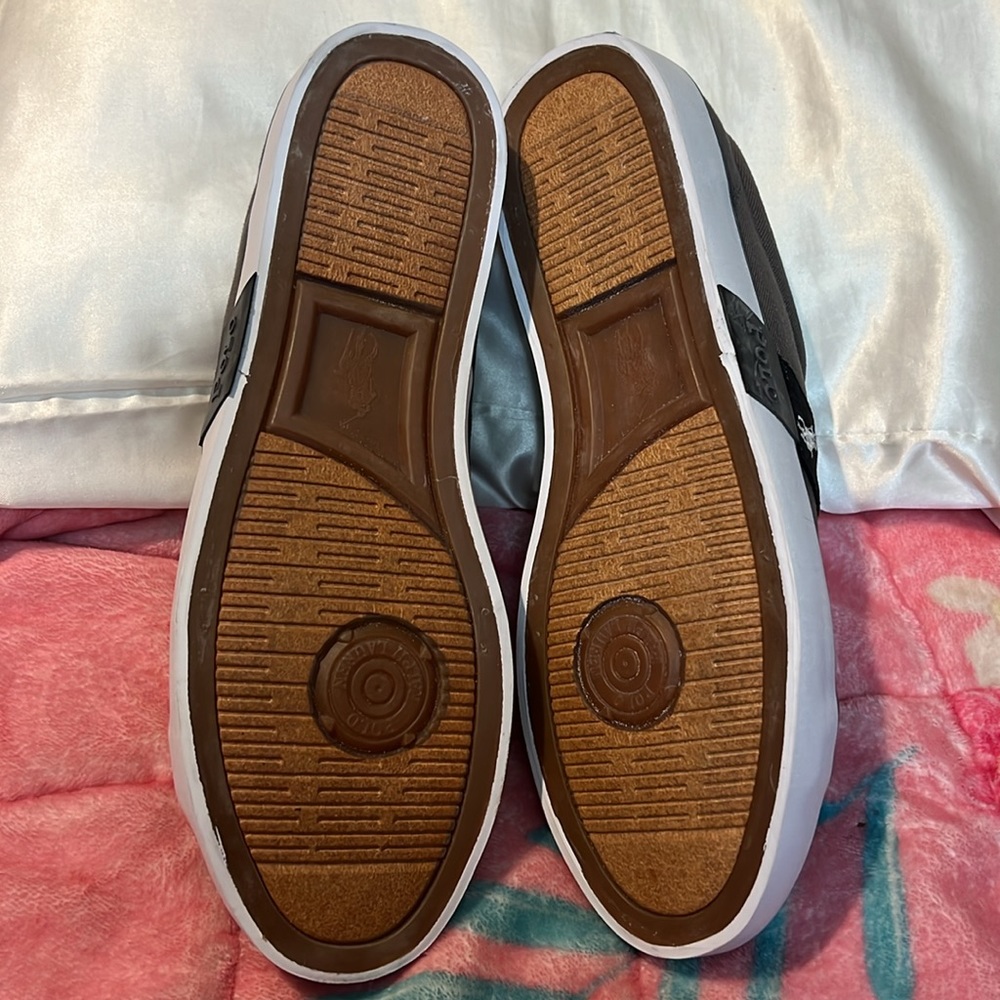 SALE 🔥🔥🔥Vintage Polo Ralph Lauren Giles Deck Shoes Gray. Size: 9.5 - Picture 11 of 11